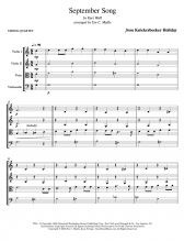 September Song - Kurt Weill