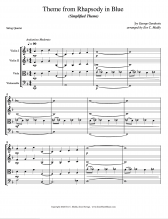 Rhapsody in Blue (Simplified Theme) - George Gershwin