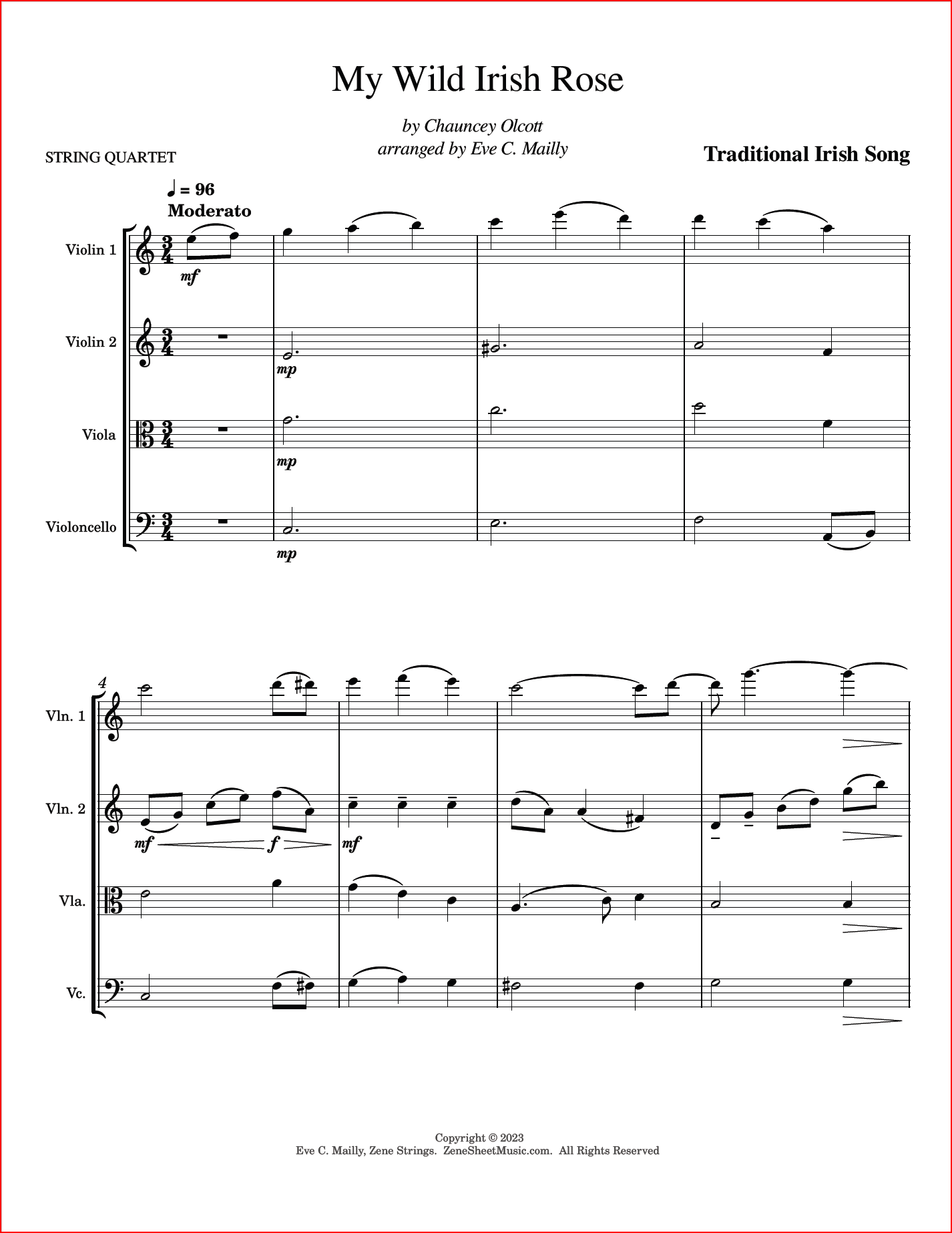 My Wild Irish Rose - Chauncey Olcott