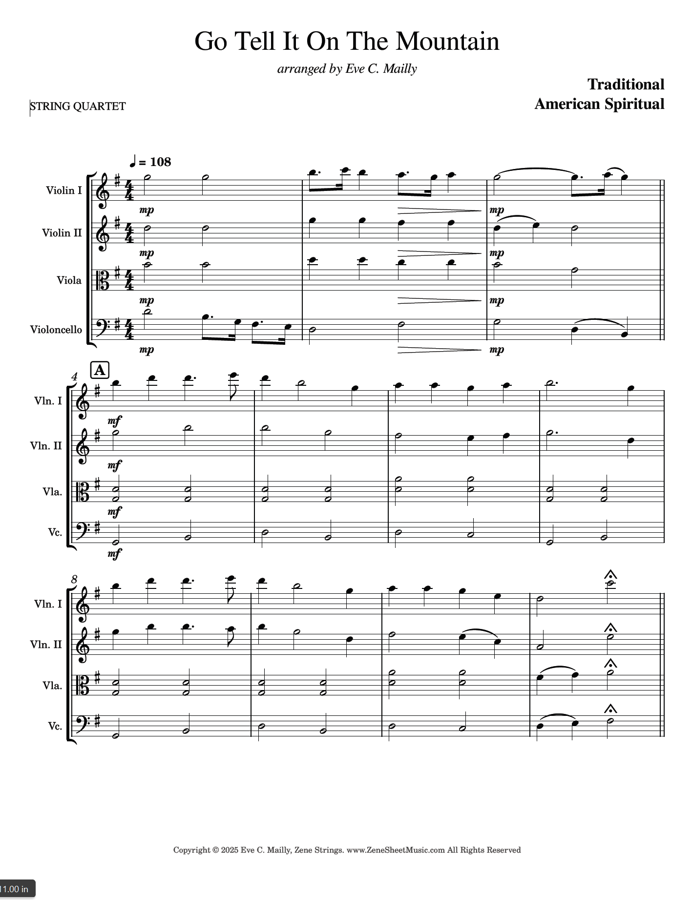 Go Tell It On The Mountain - Traditional