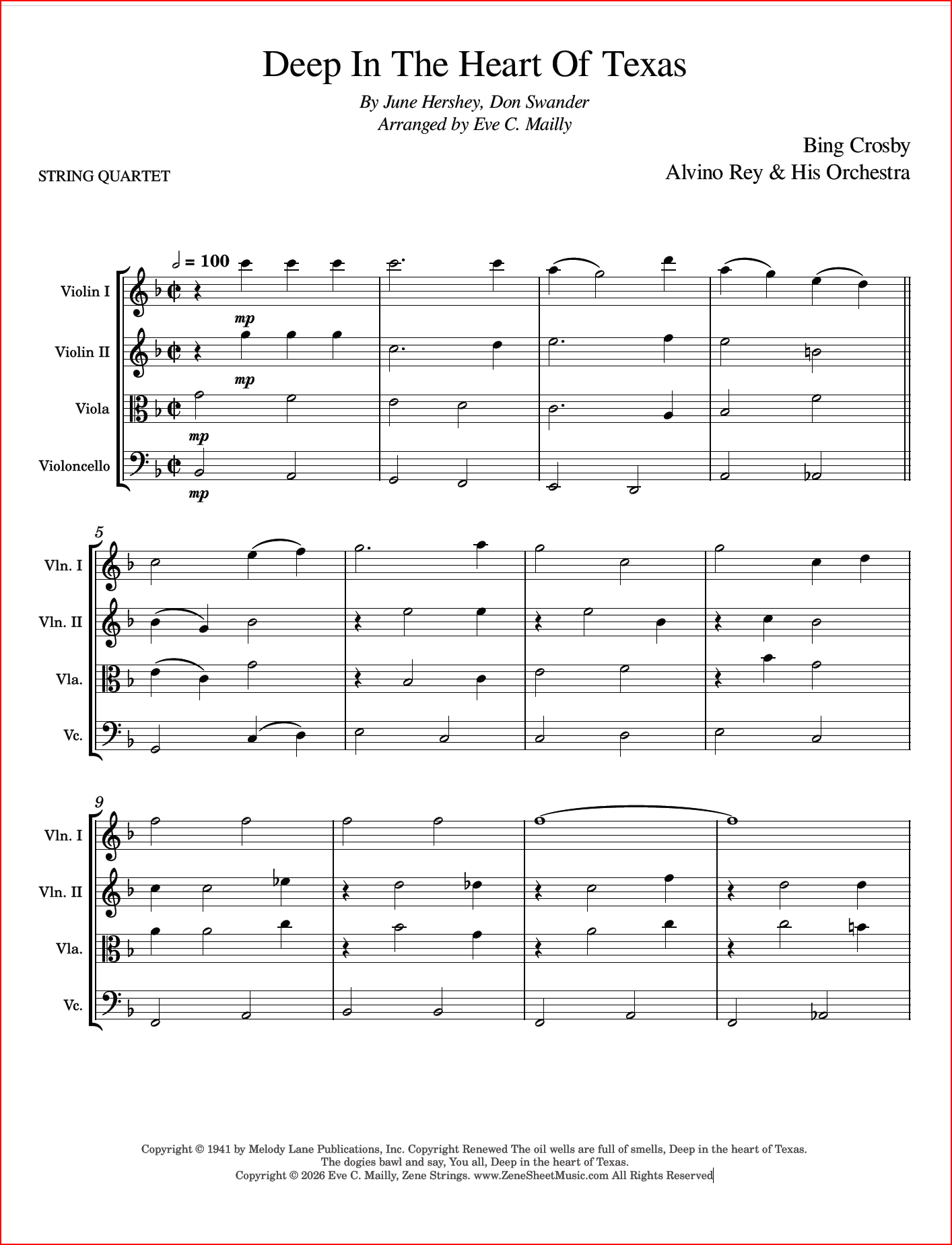 Deep In The Heart Of Texas