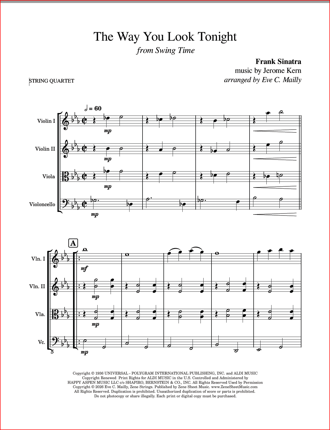 The Way You Look Tonight - Jerome Kern