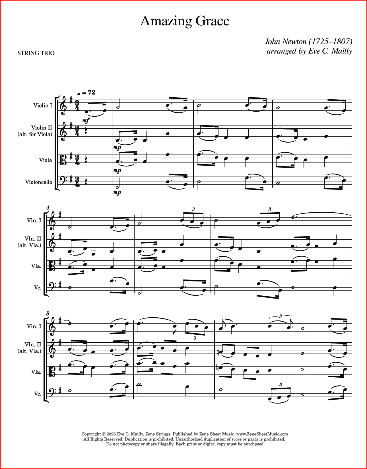 Amazing Grace - John Newton