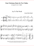 Four Christmas Duets for Two Violins